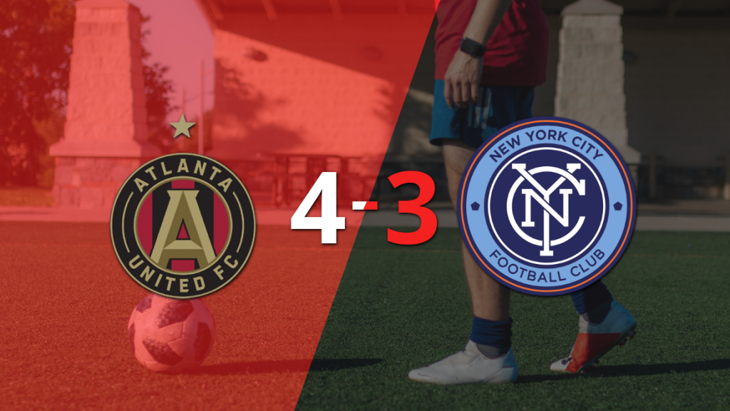 Atlanta United sacó el triunfo ante New York City FC a pesar del doblete de Hannes Wolf