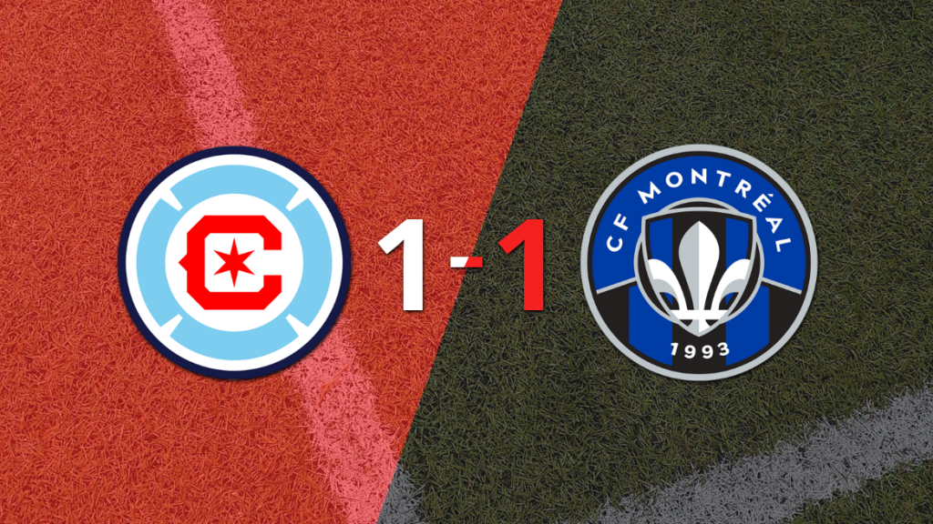 Chicago Fire logró sacar el empate de local frente a CF Montréal