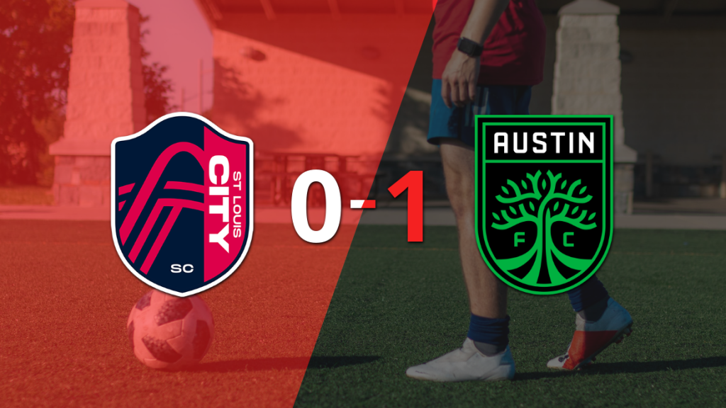 St. Louis City cayó frente a Austin FC 1-0 con un gol de Myrto Uzuni