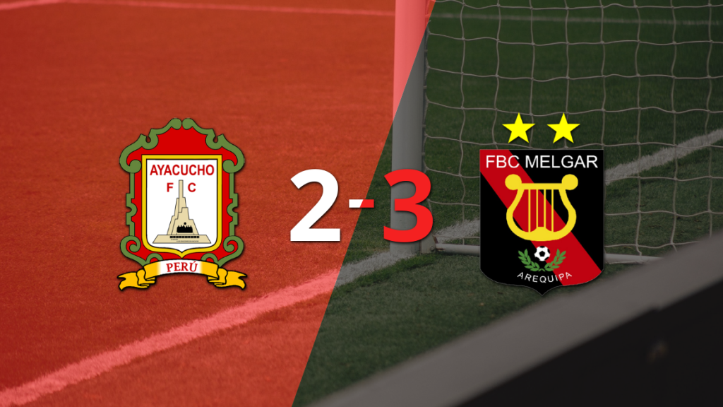 Lautaro Guzmán sentenció el triunfo de Melgar ante Ayacucho FC con doblete