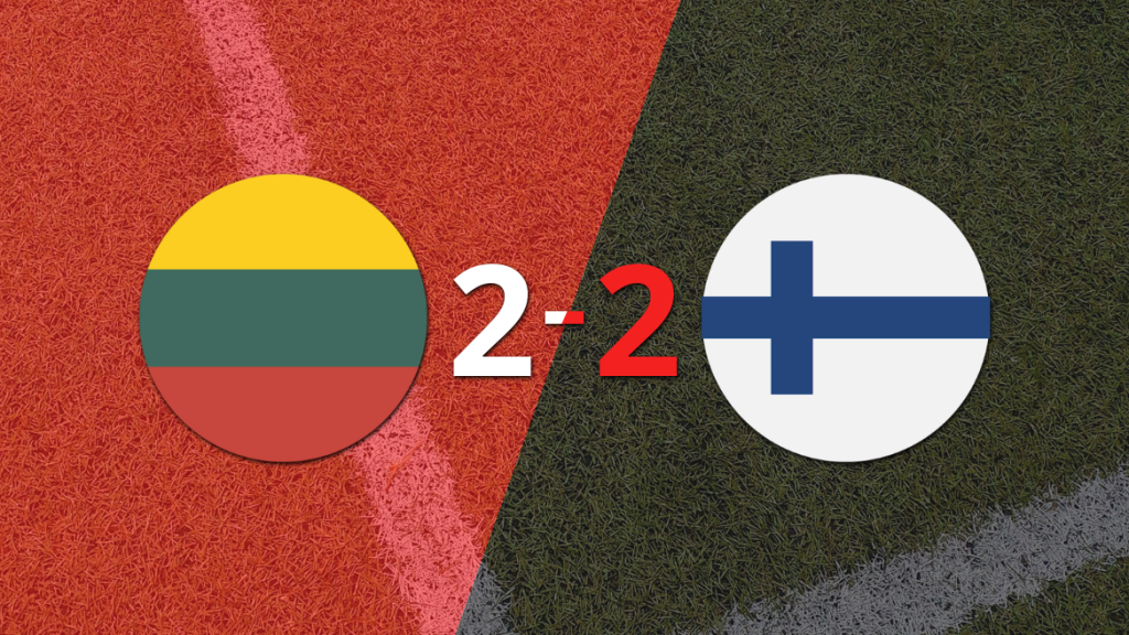 Empate a 2 entre Lituania y Finlandia