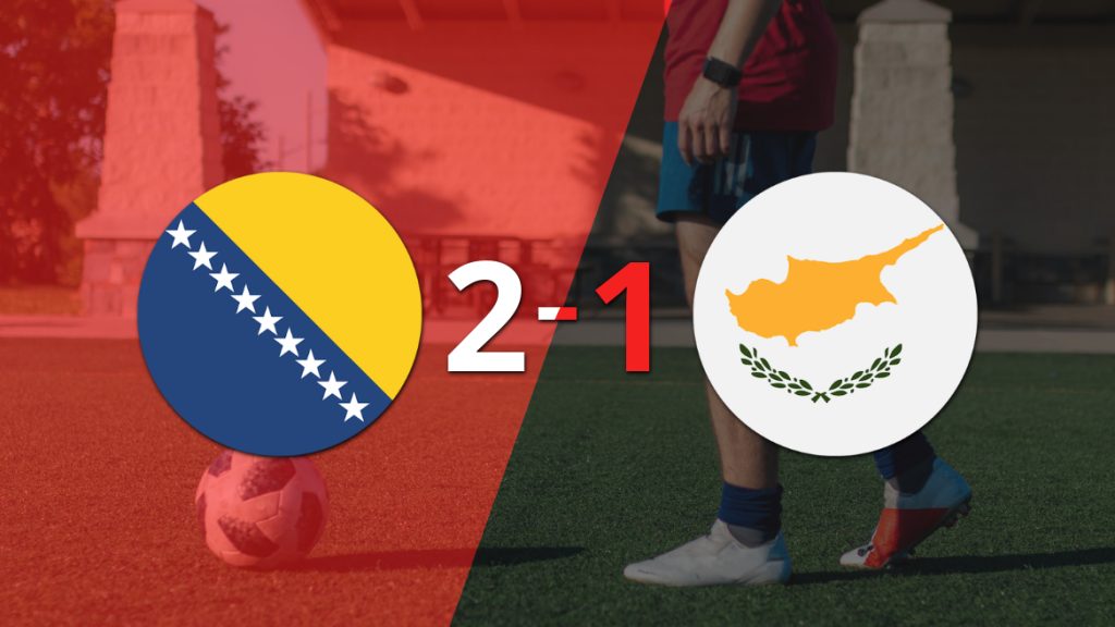 Chipre fue relegado por Bosnia-Herz. en una derrota por 2-1