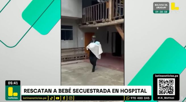 Falsa doctora secuestra a bebé recién nacida: cámaras registraron sus movimientos