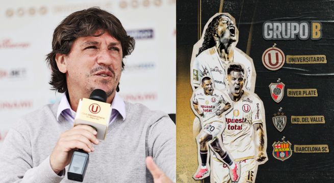 Jean Ferrari y su reacción al conocer el grupo de Universitario en Copa Libertadores