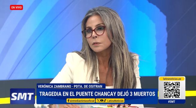 Presidenta de Ositrán sobre tragedia en puente de Chancay: “Se pudo caer con o sin lluvia”