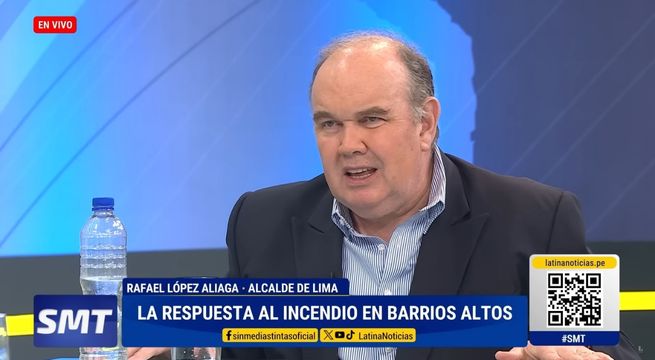 Rafael López Aliaga sobre apoyo a bomberos: “Es competencia del Ministerio de Defensa”