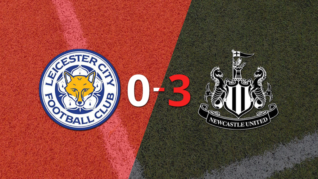 Leicester City cayó ante Newcastle United con dos goles de Jacob Murphy