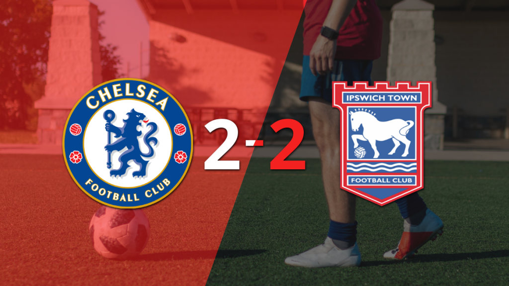 Muchos goles en el empate a 2 entre Chelsea e Ipswich Town