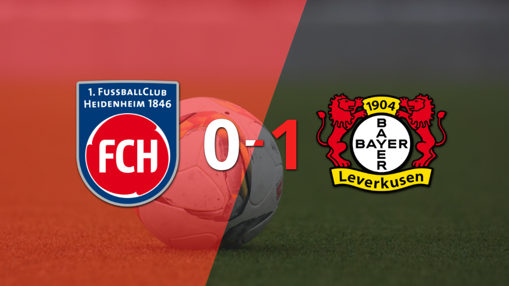 Agónico gol le da triunfo 1-0 a Bayer Leverkusen sobre Heidenheim