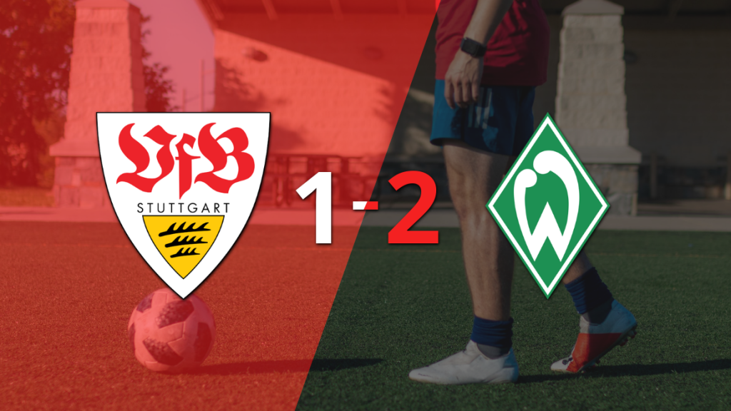 Werder Bremen voltea el marcador y triunfa 2 a 1 ante Stuttgart con gol agónico