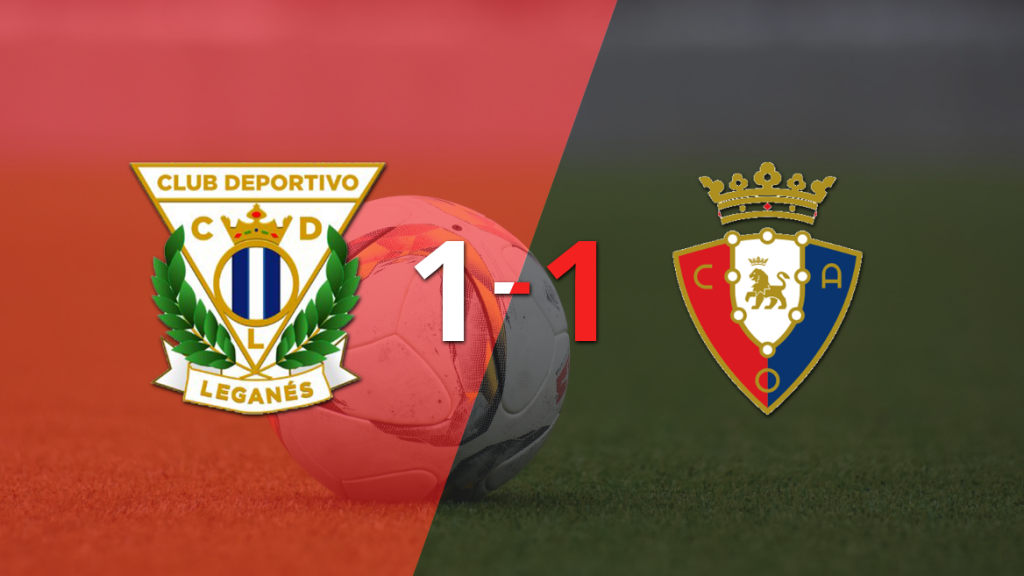 Empate agónico de Leganés ante Osasuna con un decisivo penal de Daniel Raba