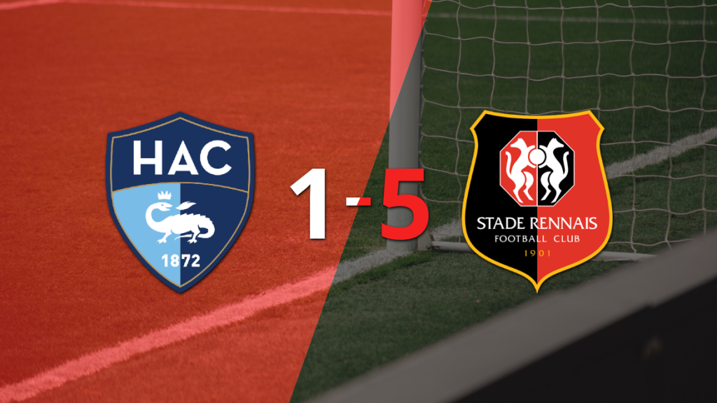 Le Havre AC sufre una aplastante derrota ante Stade Rennes con un 5 a 1