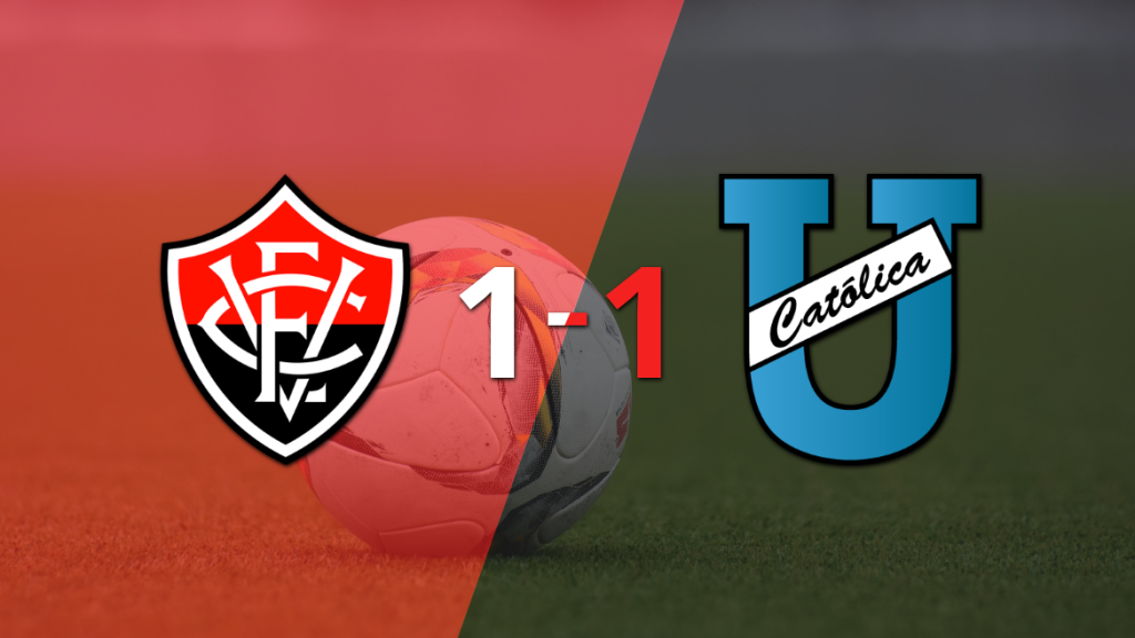 U. Católica (E) empató 1-1 en su visita a Vitória