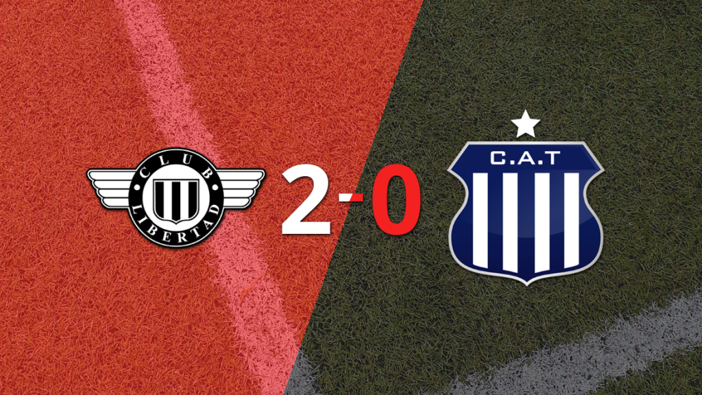 Libertad celebró una victoria 2-0 sobre Talleres