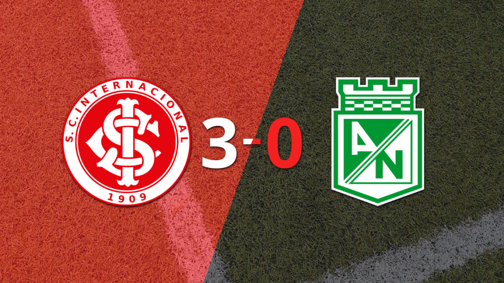 Con hat-trick de Alan Patrick, Internacional goleó a At. Nacional 3-0