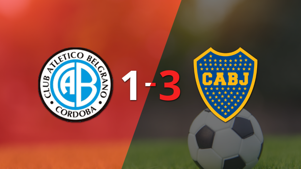 Boca Juniors dejó su marca al vencer a Belgrano con un contundente 3 a 1