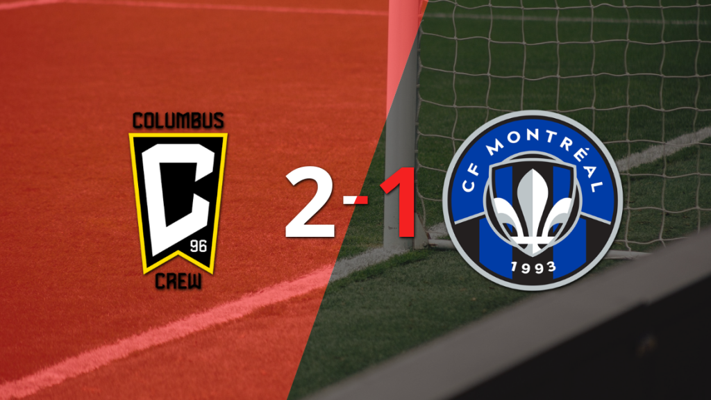 Columbus Crew consiguió una victoria por 2 a 1 ante CF Montréal