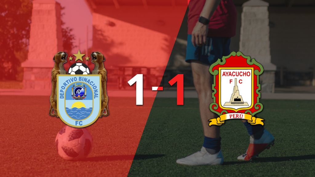 Empate a uno entre Deportivo Binacional y Ayacucho FC