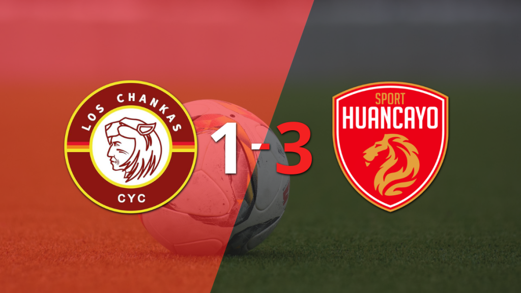 Sport Huancayo da vuelta el marcador y triunfa 3 a 1 sobre Los Chankas