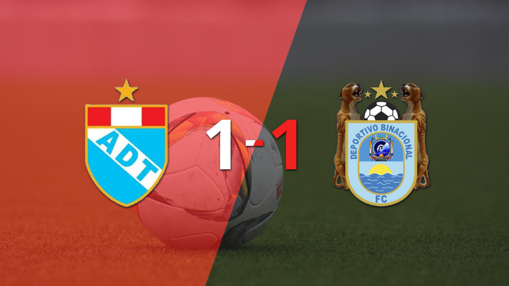 Deportivo Binacional empató 1-1 en su visita a ADT de Tarma
