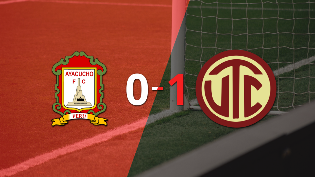 UTC se quedó con el triunfo 1-0 ante Ayacucho FC con un gol de Jarlin Quintero