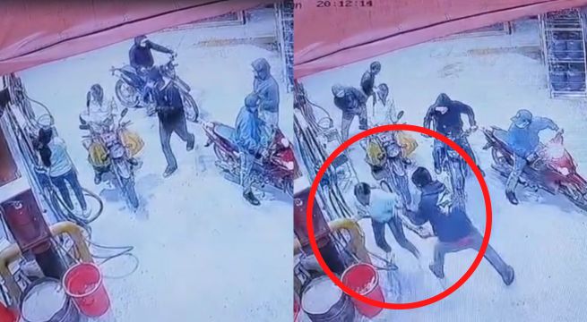 Iquitos: trabajadora es asesinada por delincuentes que asaltaron grifo | VIDEO