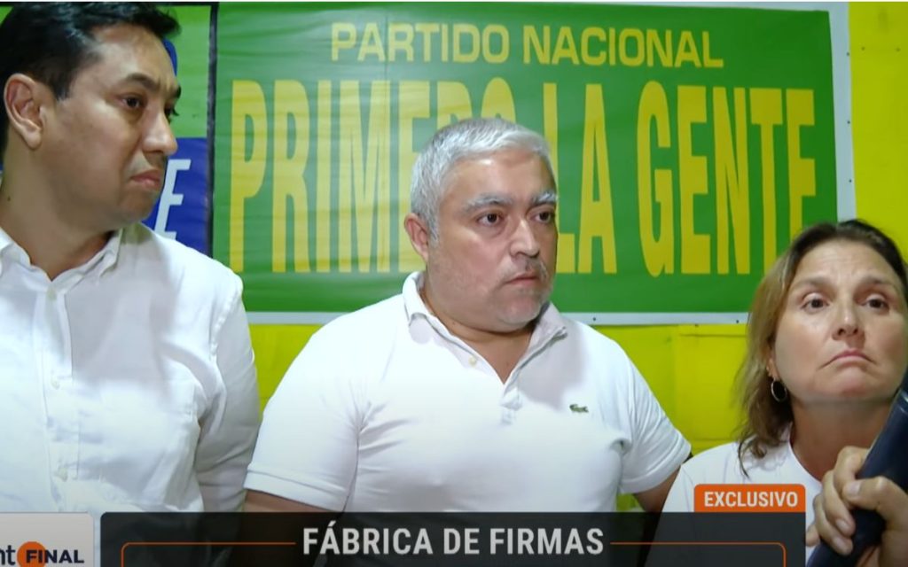 Fiscalía inicia investigación contra personero de ‘Primero La Gente’ por caso de firmas falsas