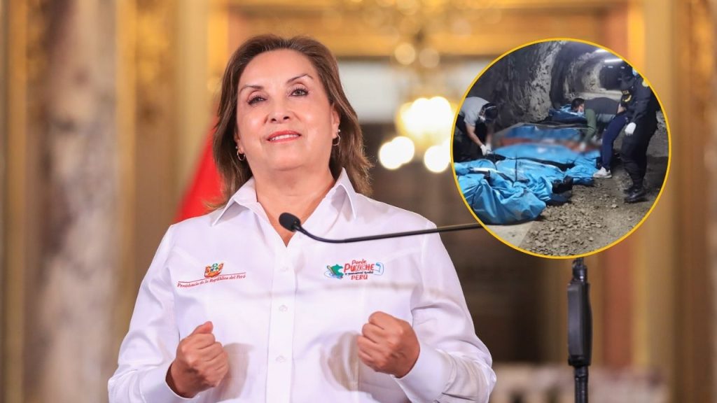 Dina Boluarte anuncia toque de queda y suspensión de actividad minera en Pataz