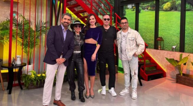 Así fue la visita de “Amistades Peligrosas” al set de Arriba Mi Gente