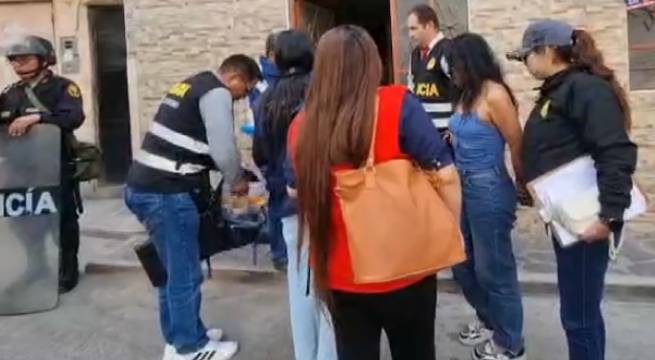 Policía desarticula presunta red de prostitución liderada por reo desde un penal