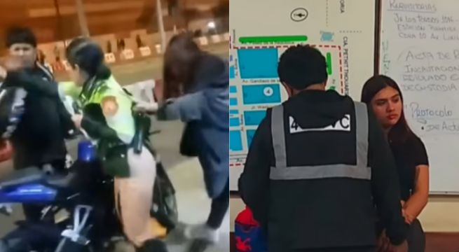 Pareja que agredió a policías fue detenida y podrían recibir hasta 12 años de cárcel