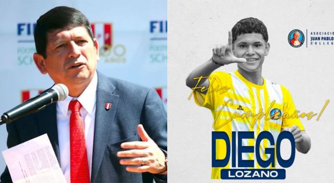 Hijo de Agustín Lozano es convocado a microciclo de la selección peruana sub 18