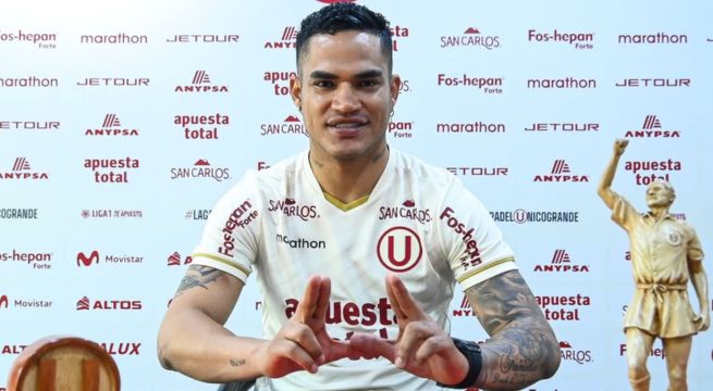 Universitario oficializó el fichaje de Anderson Santamaría