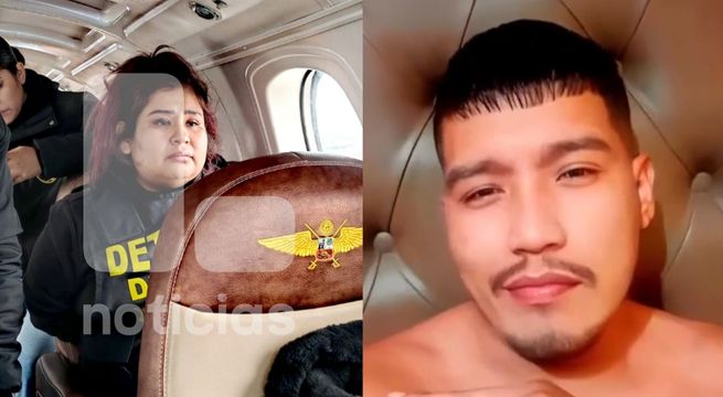 Pareja de “El Monstruo” llega a Lima tras ser expulsada de Bolivia