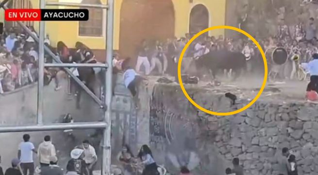 Toro se escapa en plena corrida y deja más de 30 heridos en fiesta patronal en Ayacucho