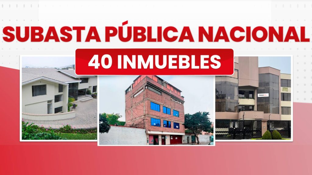 Anuncian subasta de casas y departamentos desde 36 mil soles: mira cómo participar