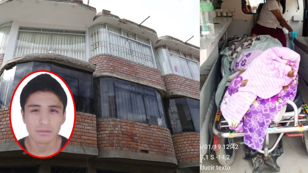 Sujeto torturó y lanzó de tercer piso a su conviviente en Abancay