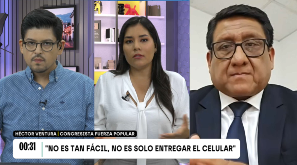 Héctor Ventura no descarta censura a José Jerí y critica doble discurso en el Congreso | VIDEO