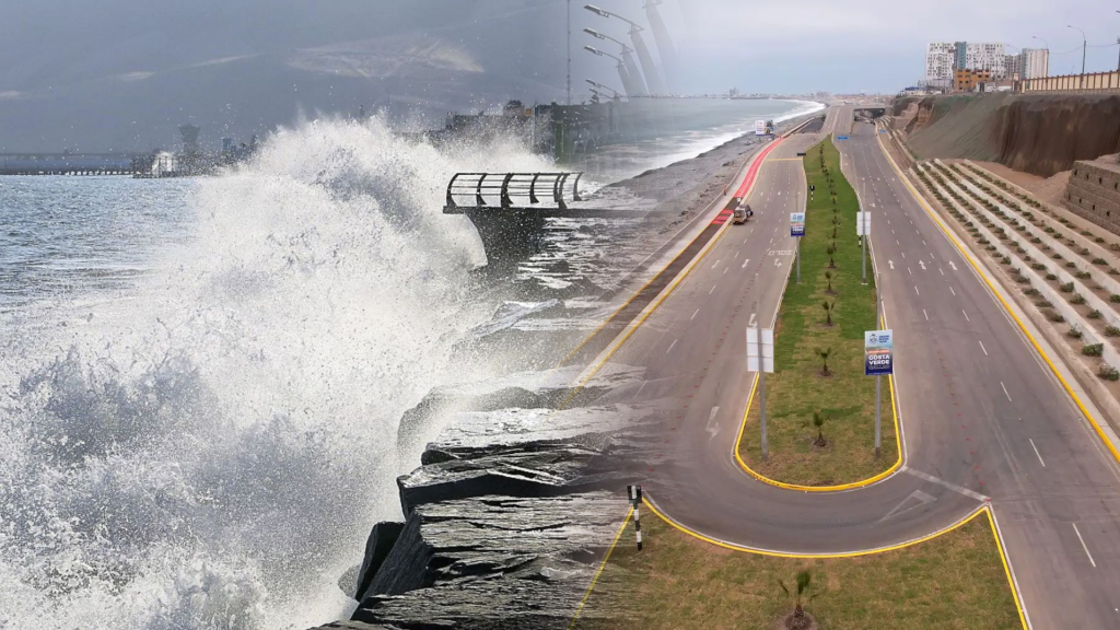 Municipalidad del Callao cierra parte de la Costa Verde por oleajes anómalos