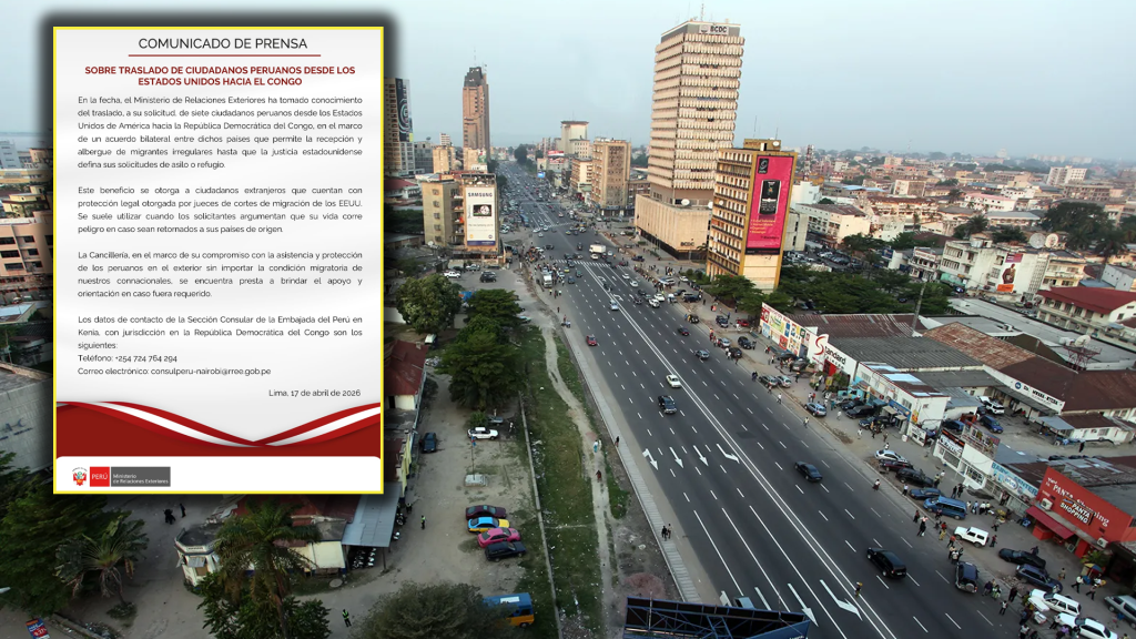 Estados Unidos envía ciudadanos peruanos al Congo por reclusión en “albergue para migrantes”