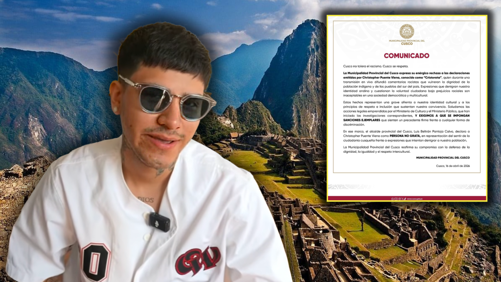 Cristorata es declarado persona no grata en Cusco y es denunciado por racismo