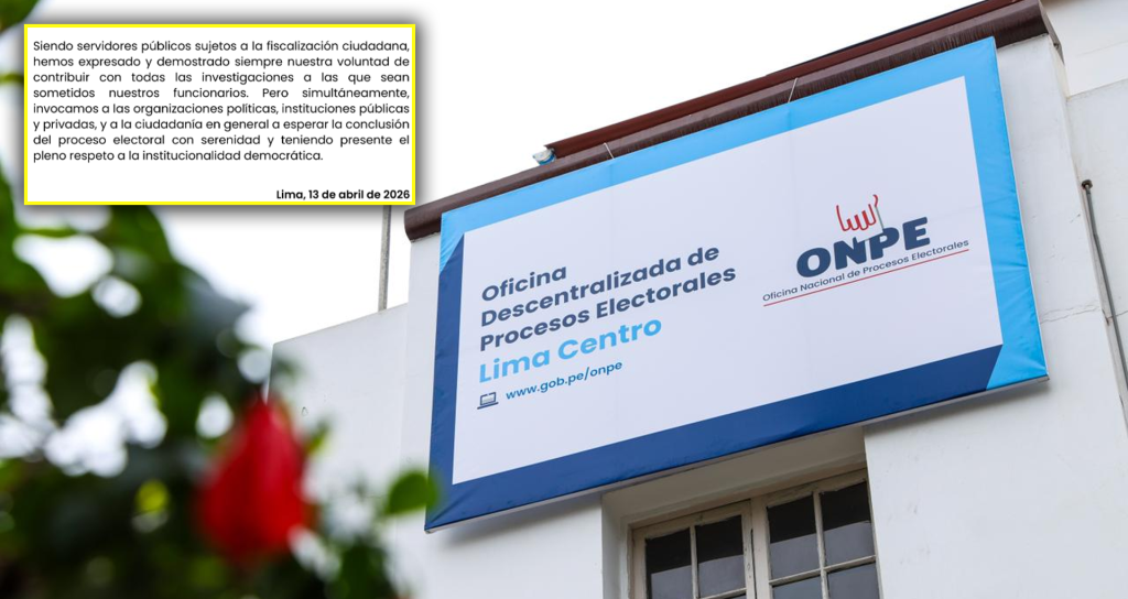 ONPE pide disculpas por deficiencias en elección general y se someten a investigaciones