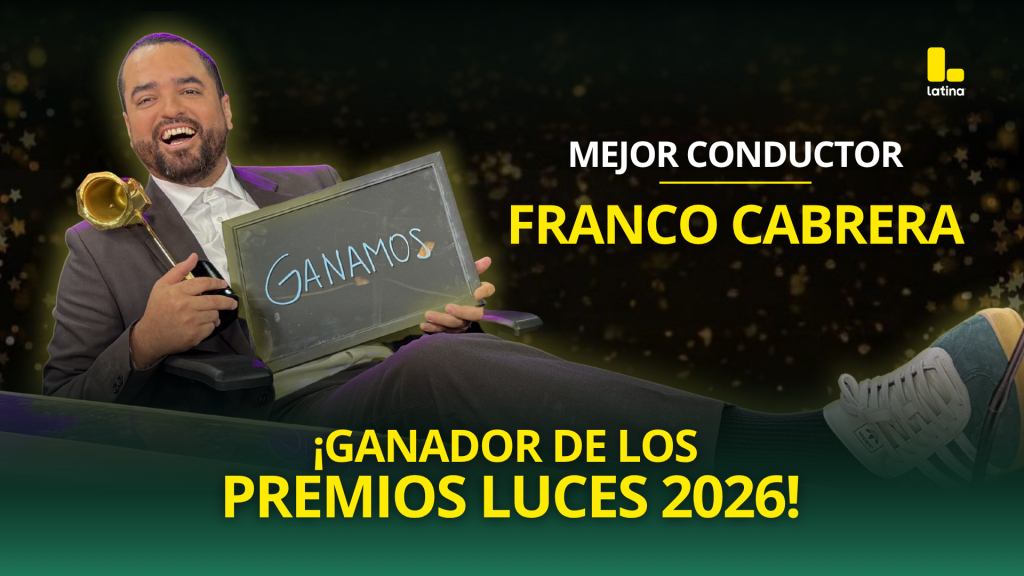 ¡Franco Cabrera celebra su primer Premio Luces y agradece al público por el reconocimiento!