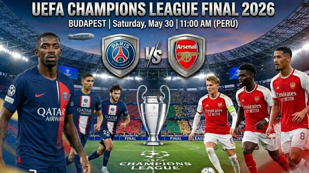 PSG vs. Arsenal: fecha, hora y dónde ver la final de la Champions League
