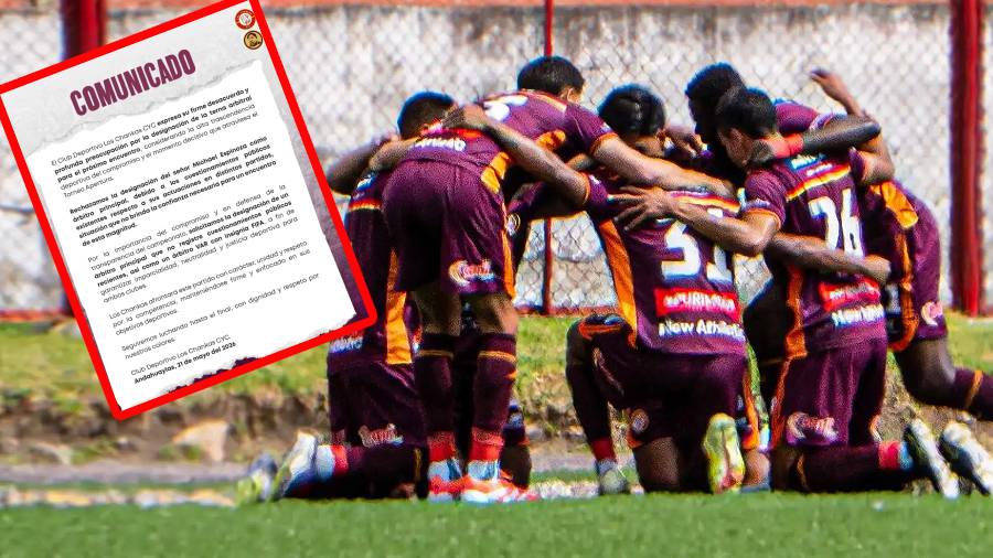 Chankas rechaza designación y pide cambio de árbitro para el choque contra Alianza Lima