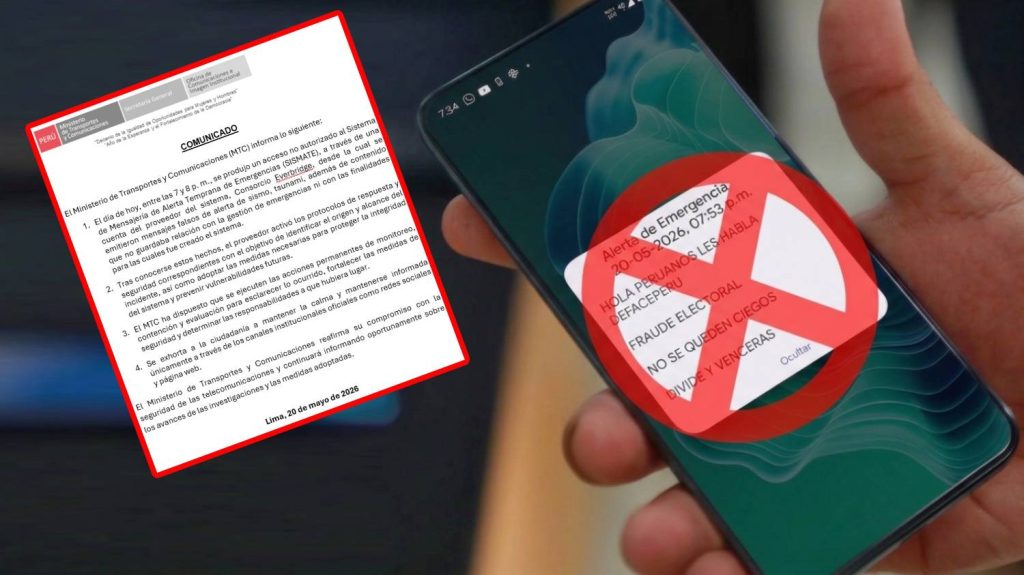 MTC confirma “acceso no autorizado” al Sismate tras envío de alertas a celulares