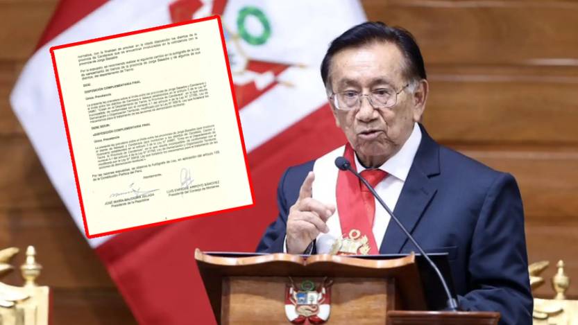 Presidente observa ley aprobada por el Congreso sobre límites entre Moquegua y Tacna