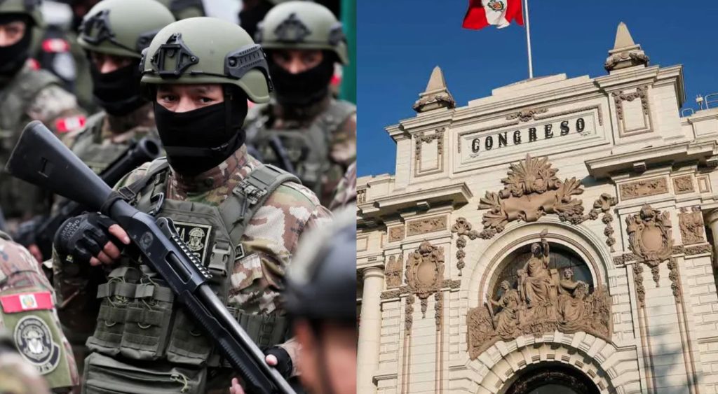 Congreso: aprueban en primera votación cadena perpetua para policía y militares vinculados al crimen