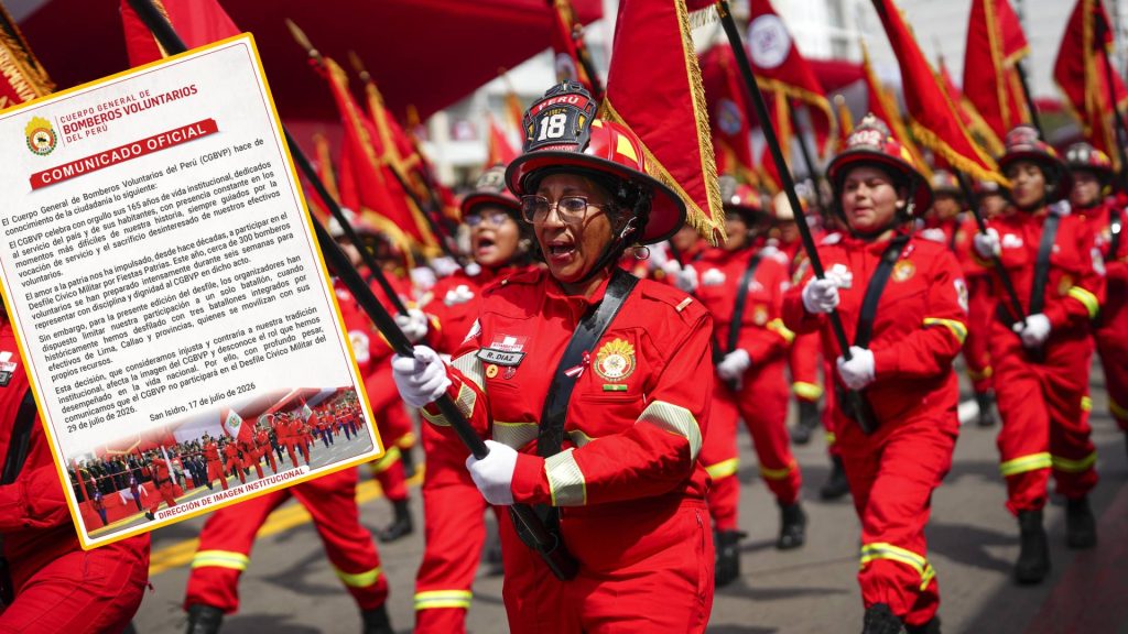 Cuerpo General de Bomberos no participará en Desfile del 29 de julio: mira aquí su contundente mensaje